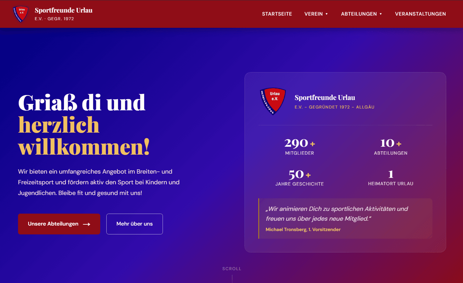 Screenshot 1 von 3 - Movie & TV Show Tracker Webanwendung